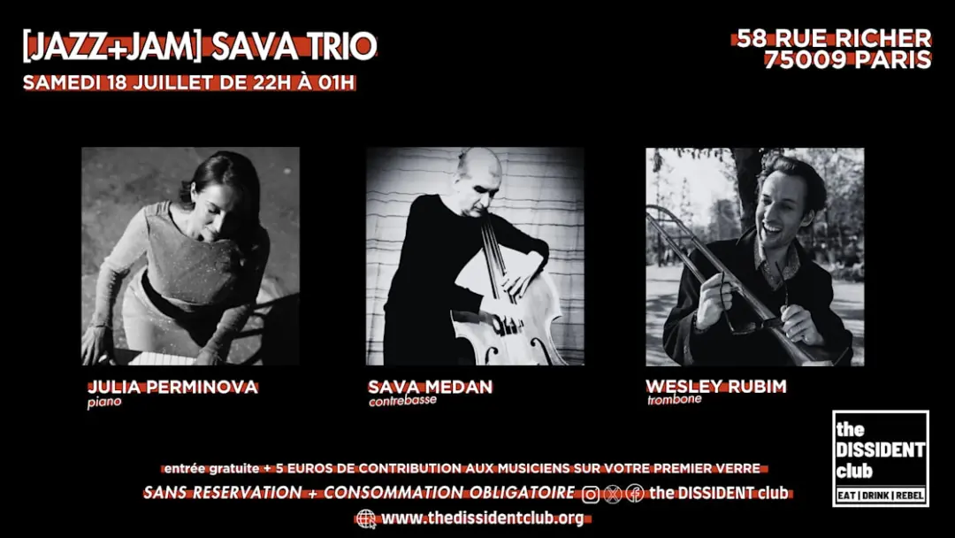 [Jazz+Jam] Sava Trio