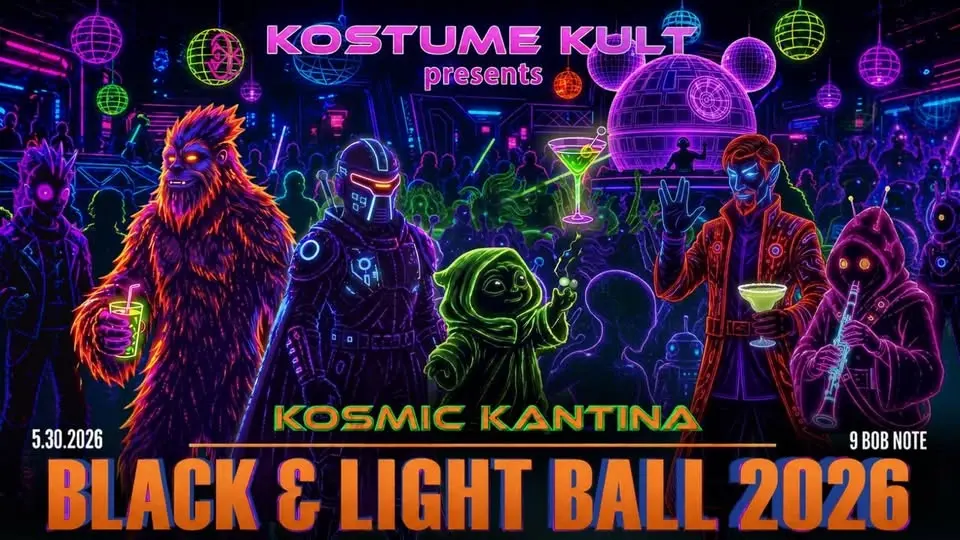 Kostume Kult's Black and Light Ball 2026 - Kosmic Kantina