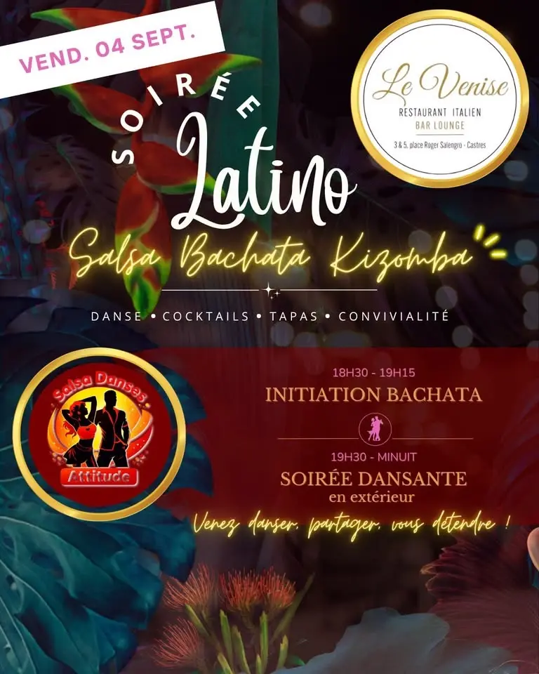Soirée Salsa Bachata Kizomba sous les étoiles