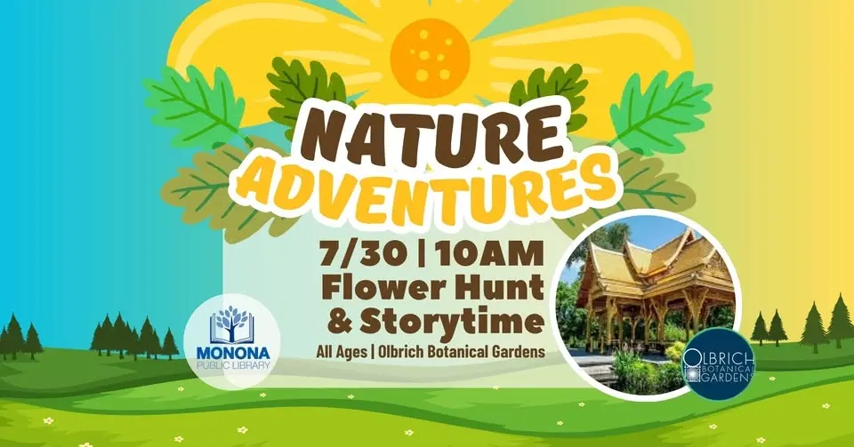 Nature Adventures: Flower Hunt & Storytime at Olbrich Gardens