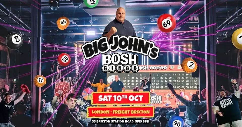 Big John's Bosh Bingo is Returning to London!