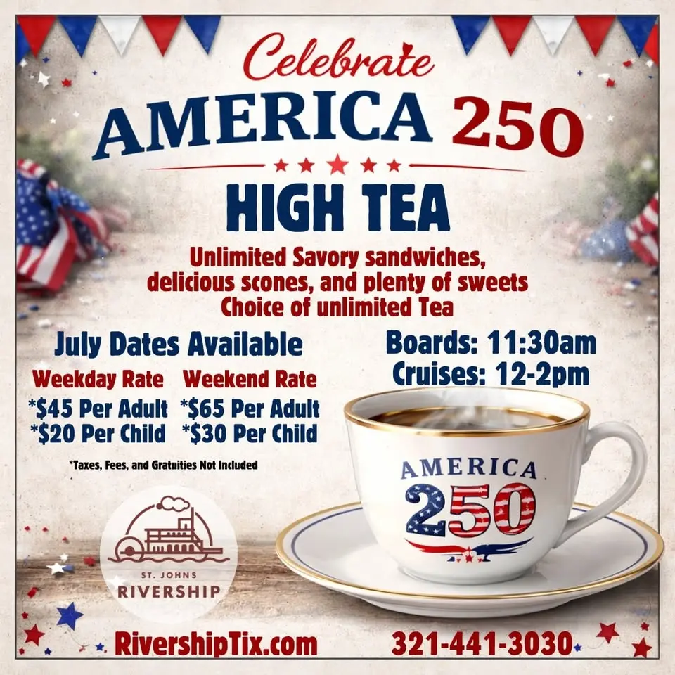 America 250 High Tea Cruise Aboard the Barbara Lee