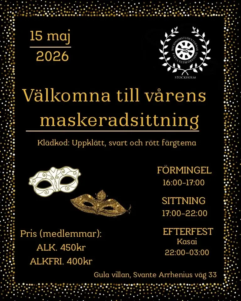 Maskeradsittning