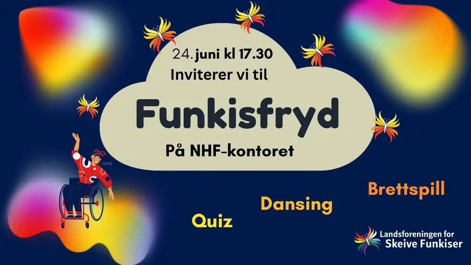 Funkisfryd under Oslo Pride (alkoholfri og lavsensorisk fest)