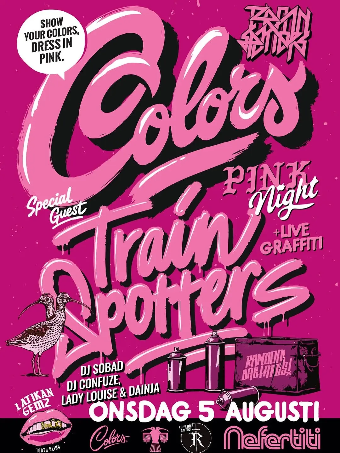 Colors Pink Night