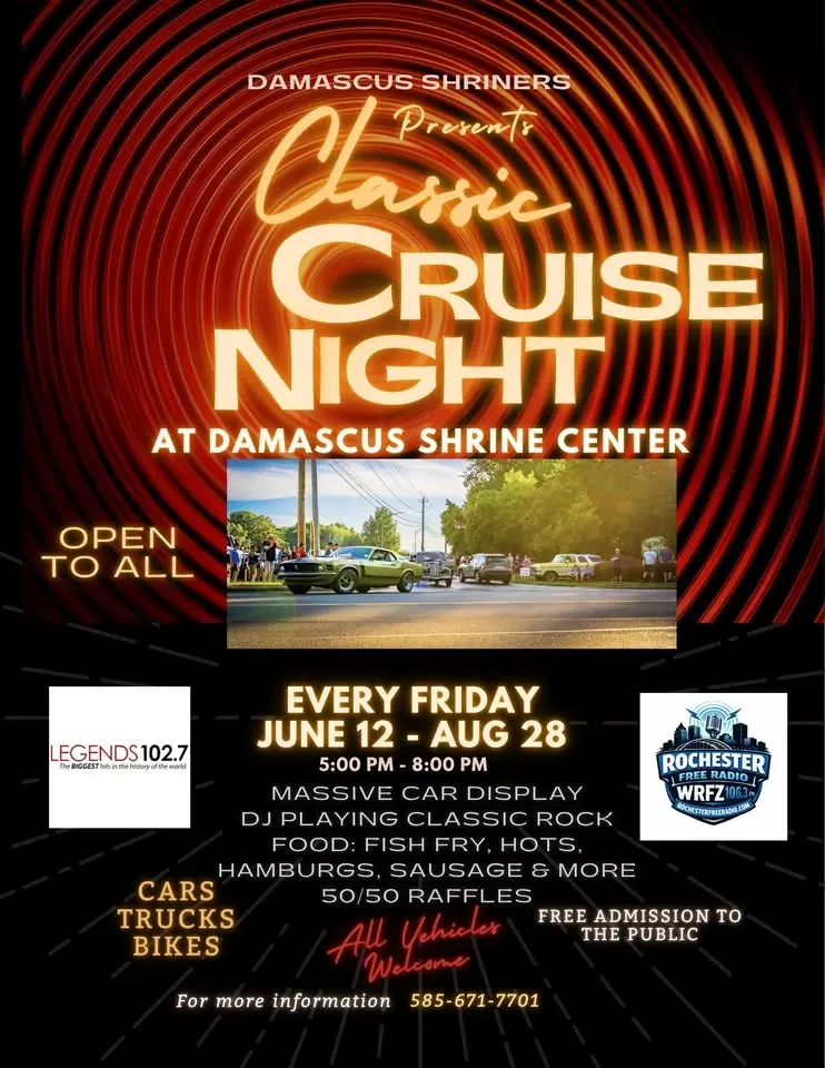 Shriners Friday Cruise Night at Damascus Shrine