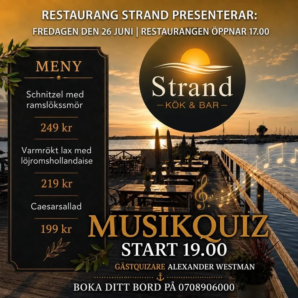 Musikquiz med Alexander Westman