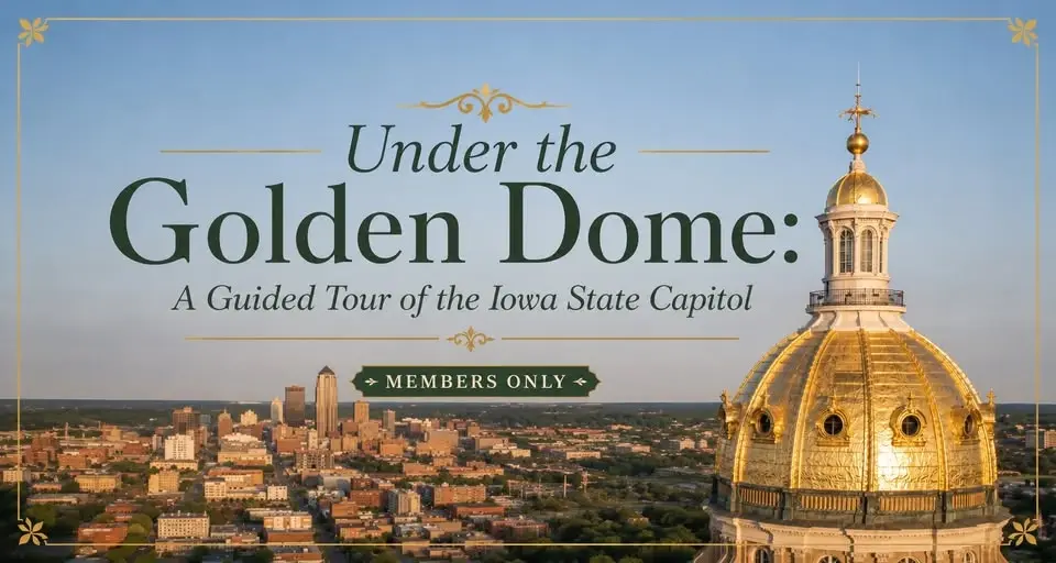 Under the Golden Dome: A Guided Tour of the Iowa State Capitol