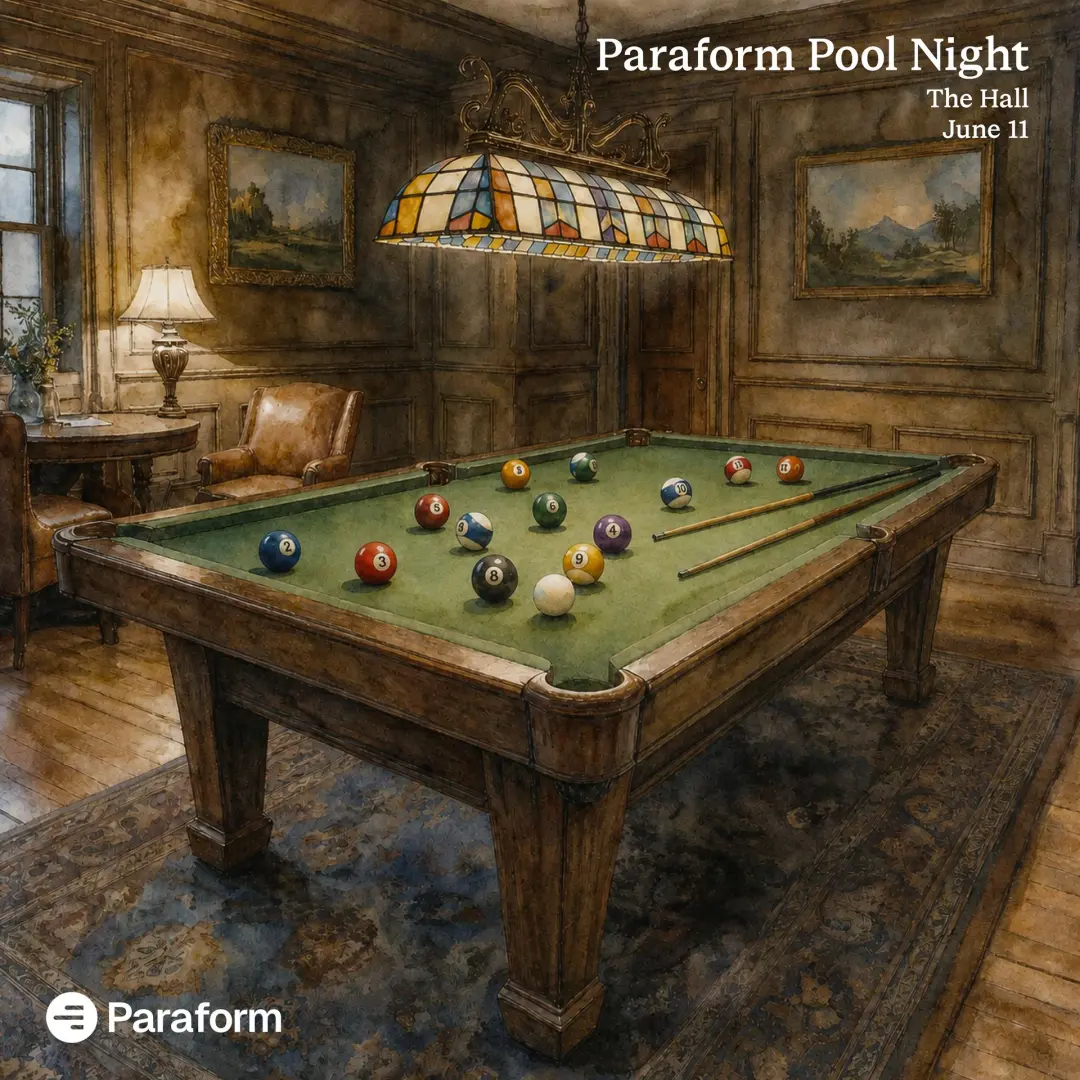 Paraform Pool Night