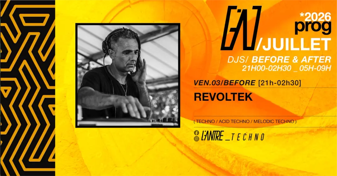 Revoltek — Techno / Acid Techno / Melodic Techno