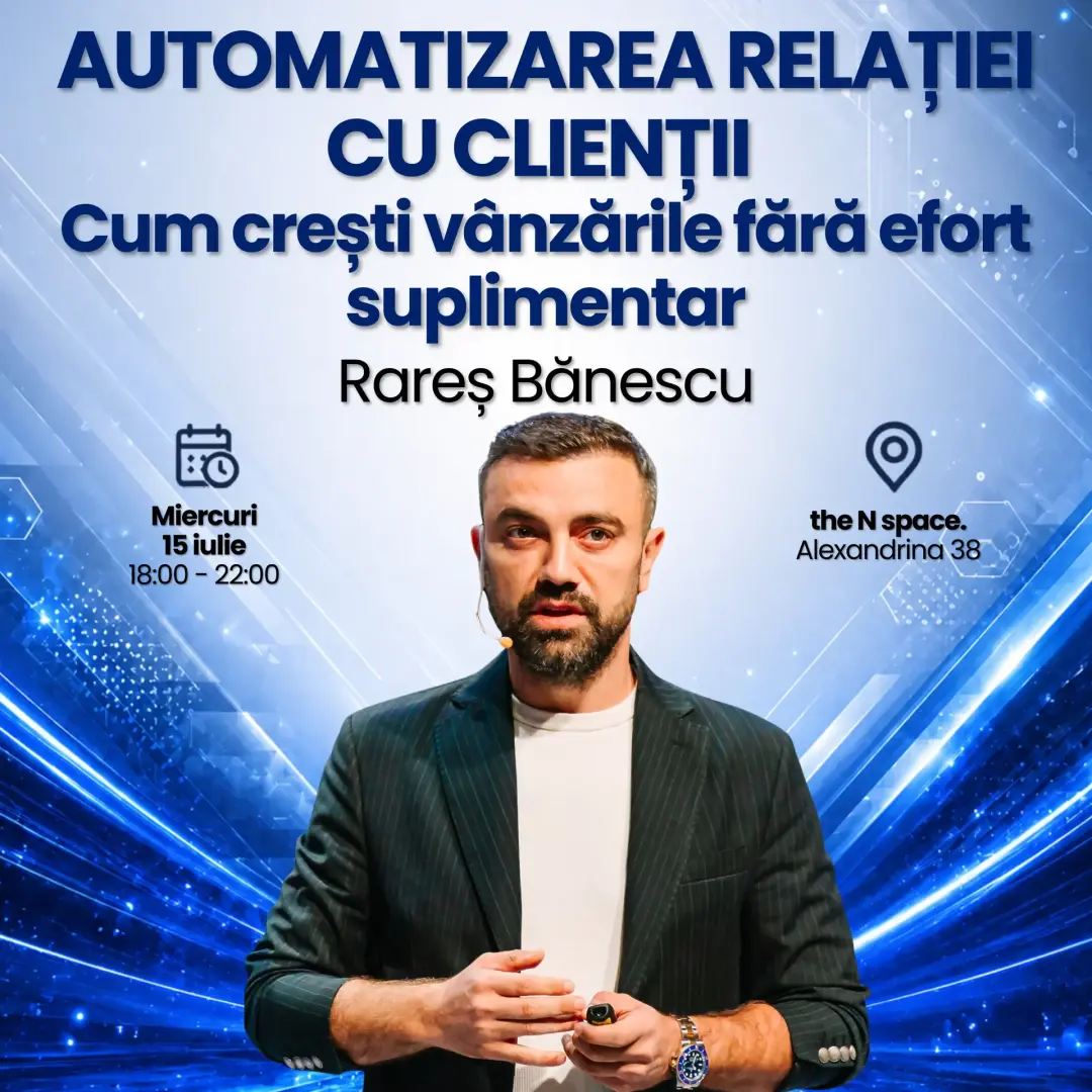 RBC #403: Automatizarea relației cu clienții - Rareș Bănescu fondator the Marketer.