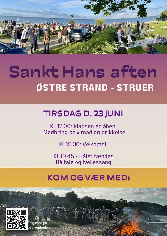Sankt Hans aften - Østre strand i Struer