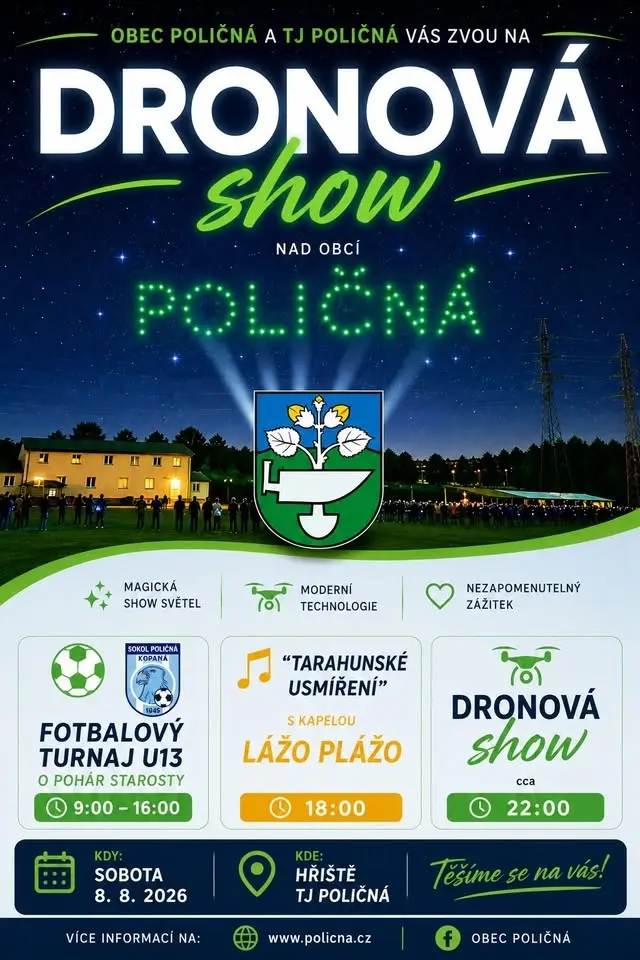 Dronová show, Fotbalový turnaj U13 O pohár starosty, "Tarahunské usmíření"