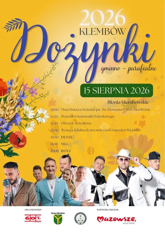 Dożynki Gminno - Powiatowe Klembów 2026