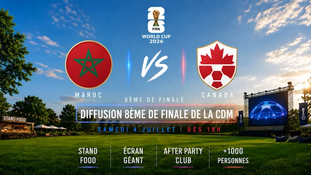 Diffusion Maroc Vs Canada + After Party - 04/07