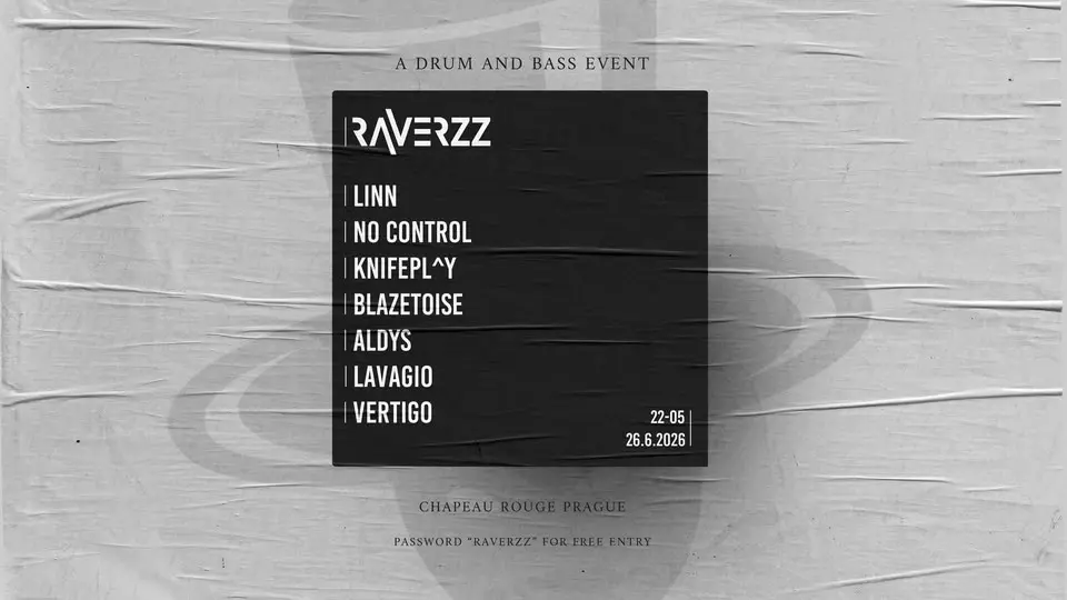 RAVERZZ #35 w/ LINN, NO CONTROL, KNIFEPL^Y, BLAZETOISE, ALDYS, LAVAGIO