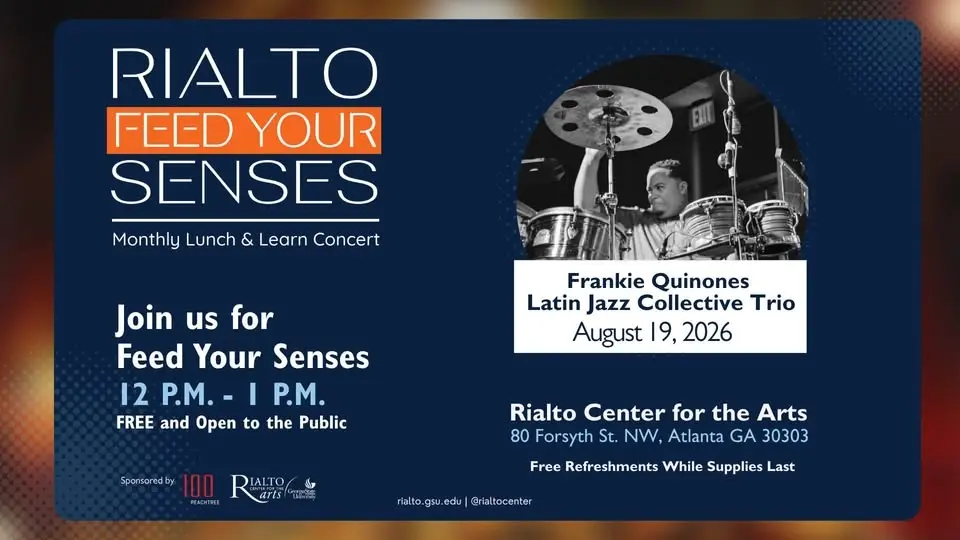 Feed Your Senses: Lunchtime Concert with the Frankie Quinones Latin Jazz Collective Trio