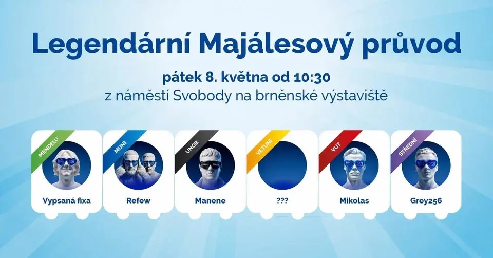 Legendární Majálesový průvod