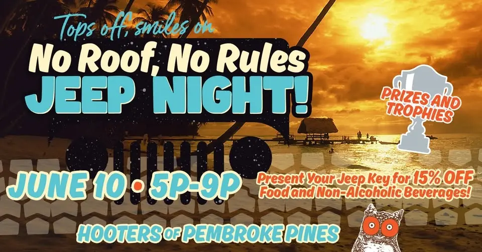 Hooters Pembroke Pines Jeep Night!