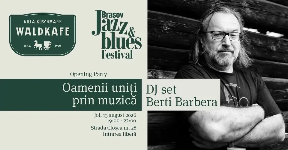 Oamenii uniți prin muzică | Dj Set Berti Barbera | Warm up BJBF x Waldkafe