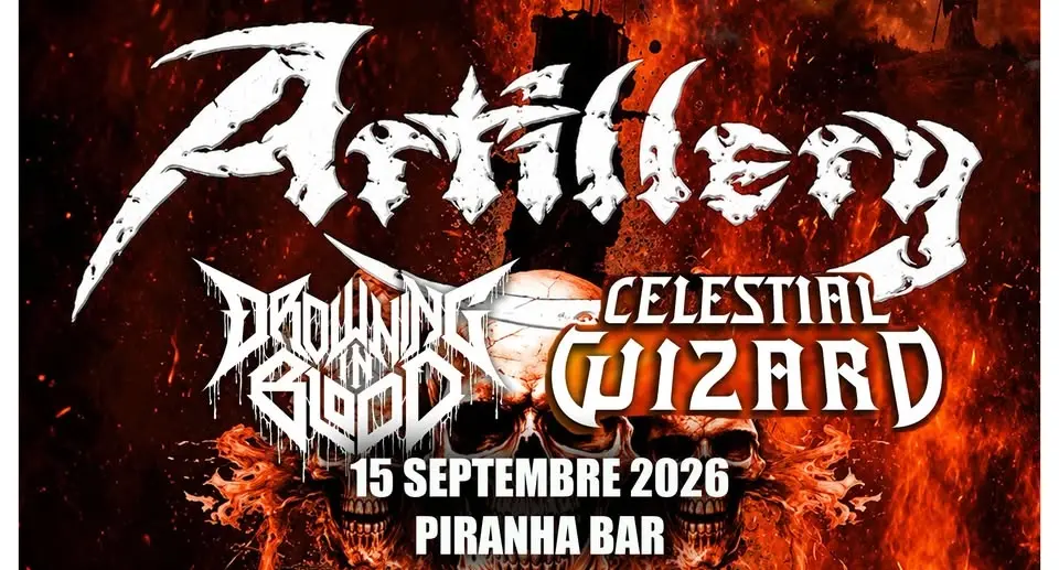 Artillery avec Drowning In Blood - Montréal -Piranha Bar