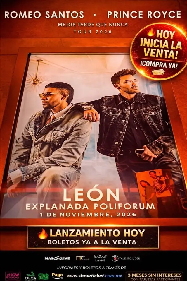 Romeo santos y Prince Royce LEON GTO• 1 de Noviembre