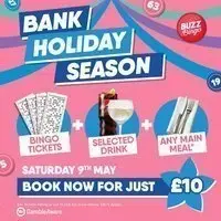 Bank Holiday Season - Buzz Bingo Stockport 09/05