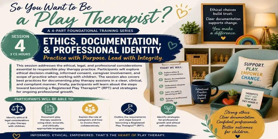 So You Want to Be a Play Therapist? Ethics, Documentation and Identity