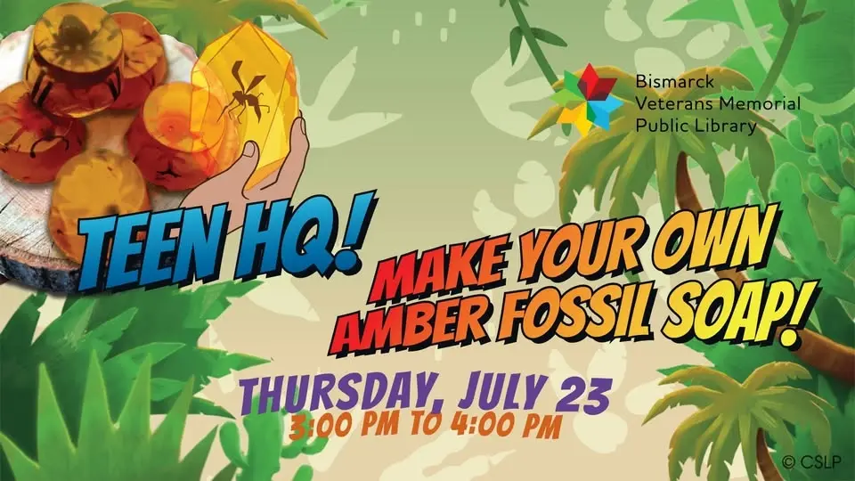 Amber Fossil Soap for Teens