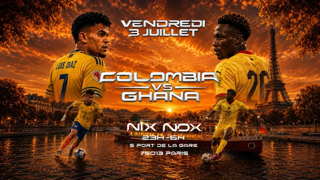 Match : Colombie - Ghana
