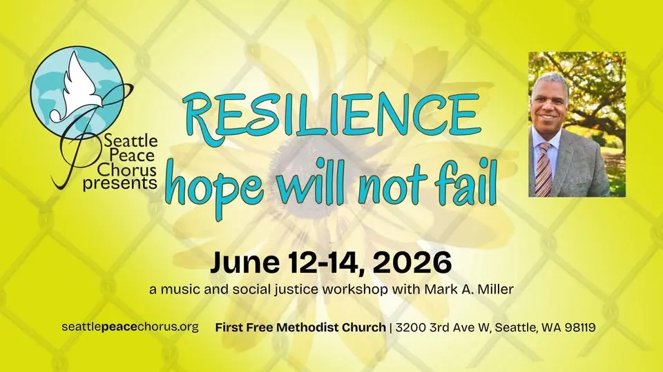 Resilience: Hope Will Not Fail - a music and social justice workshop with Mark A. Miller