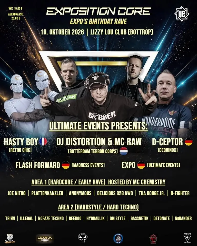 < EXPOSITION CORE > EXPO`S BIRTHDAY RAVE 2026