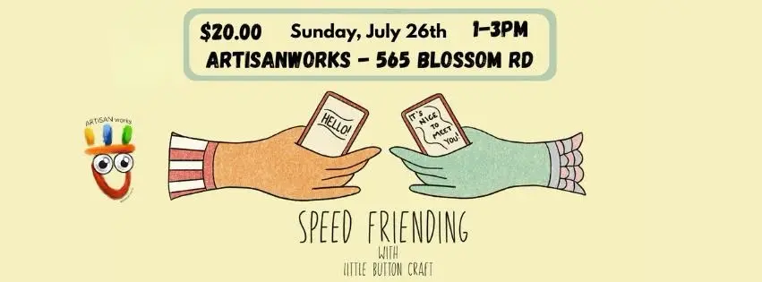 Summer Speed Friending with Little Button Craft