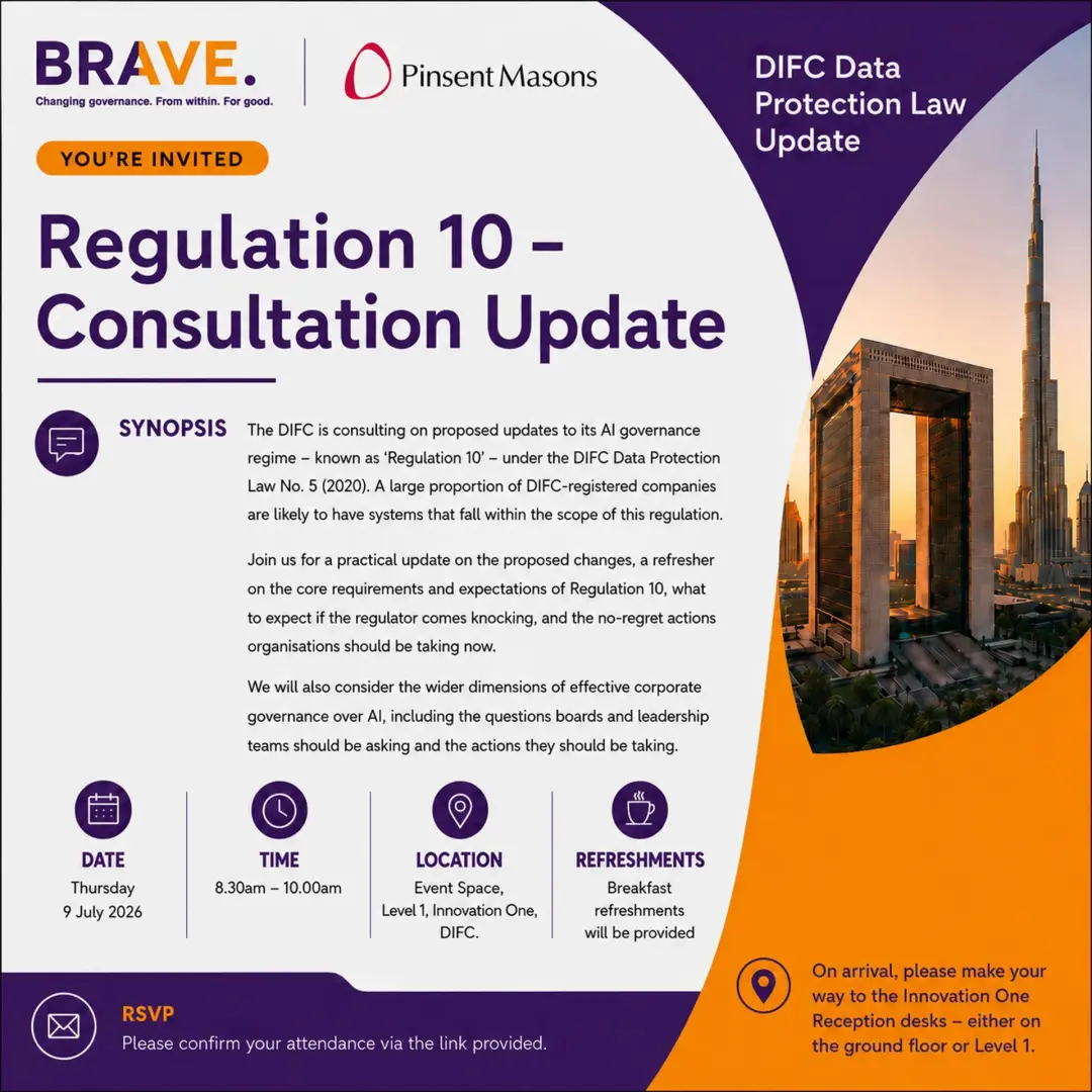 Regulation 10 - Consultation Update