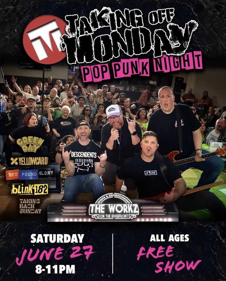 Pop Punk Night at the Workz featuring Taking Off Monday