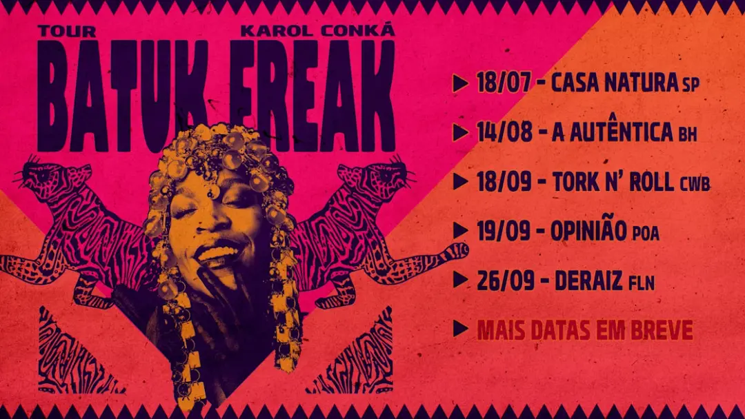 Karol Conká | Batuk Freak Tour | Dj Bebela