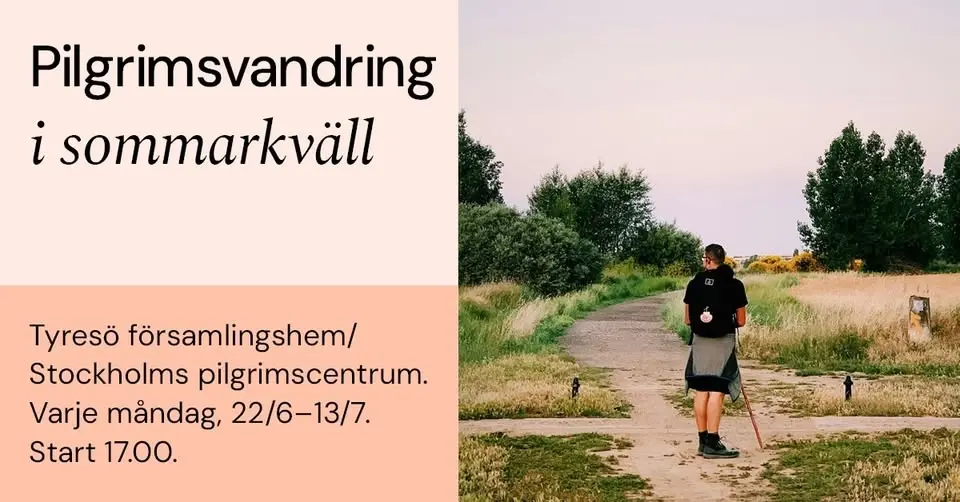 Pilgrimsvandring i sommarkväll
