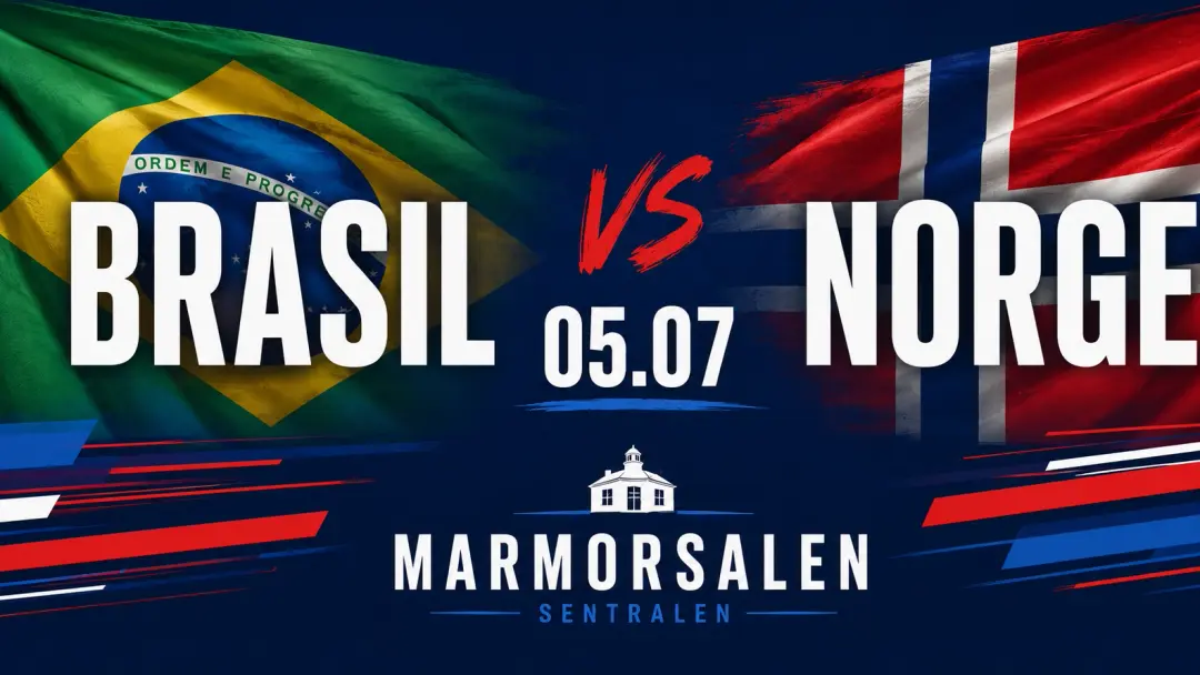 NORGE - BRASIL I MARMORSALEN