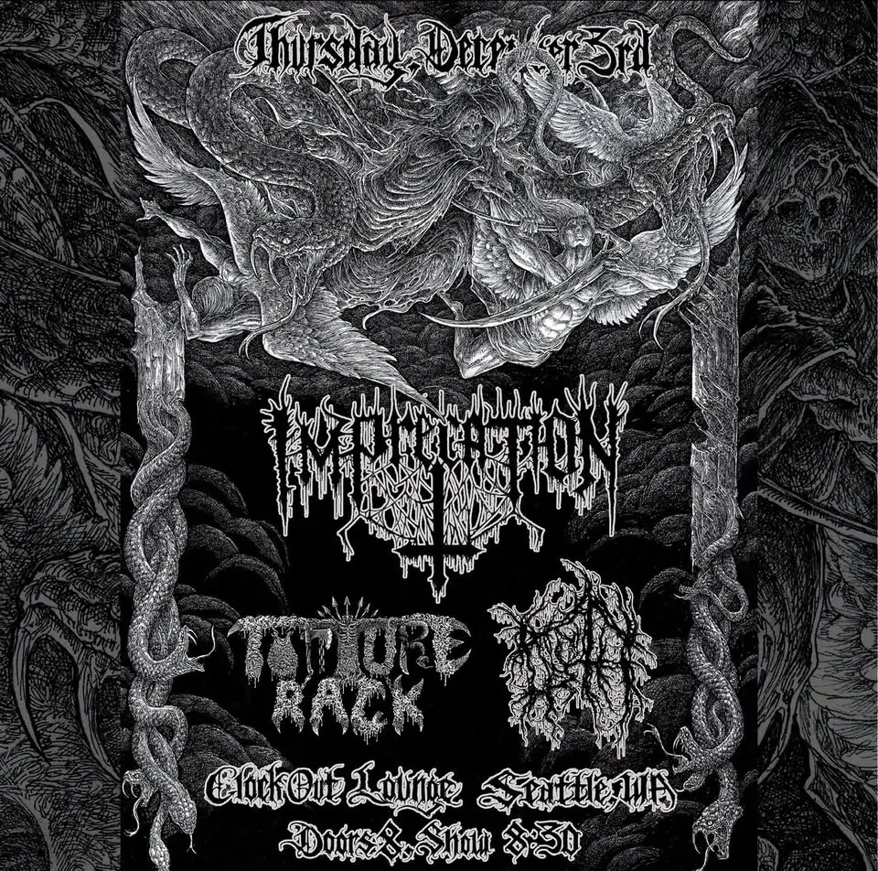 Clock-Out Lounge Presents: Imprecation w/ Torture Rack and Noroth (record release)