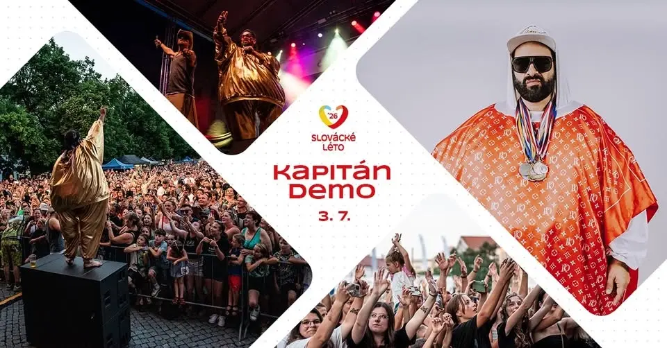 Kapitán Demo a DJ Kharma na Slováckém létě 2026