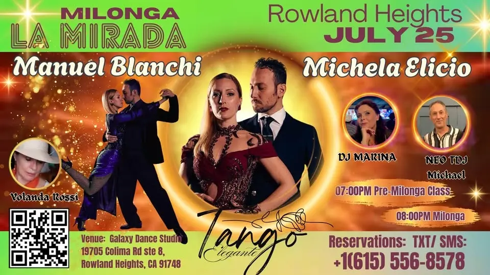 Milonga La Mirada -  Manuel Bianchi & Michela Elicio ✨Dancing Through the Galaxy ✨