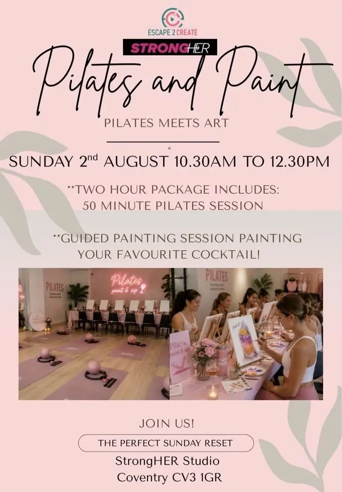 Paint & Pilates 🎨🧘‍♀️ 