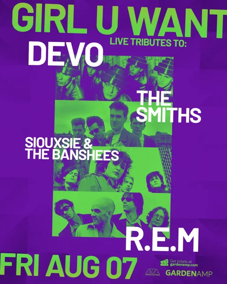 Devo, The Smiths/Morrissey, Siouxsie & The Banshees, R.E.M. Tributes