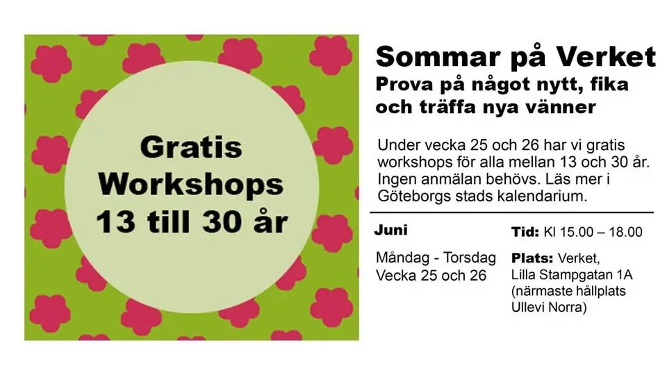 Sommar på Verket 🌞