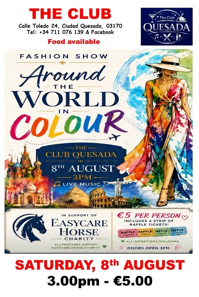 FASHION SHOW - in support of EASY HORSECARE - €5.00