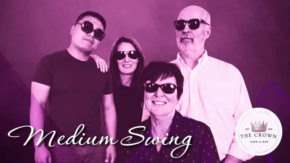 MEDIUM SWING — LIVE AT THE CROWN PUB & CAFE!