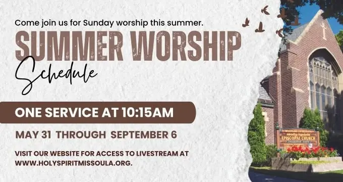 Summer Worship at Holy Spirit