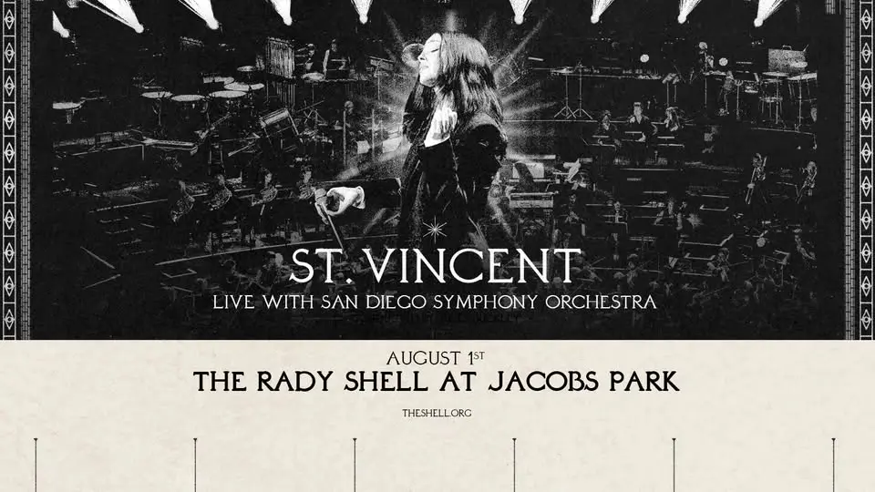 St. Vincent with the San Diego Symphony Orchestra with guest Arooj Aftab