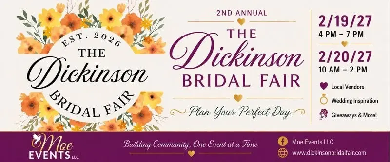 2nd Annual Dickinson Bridal Fair