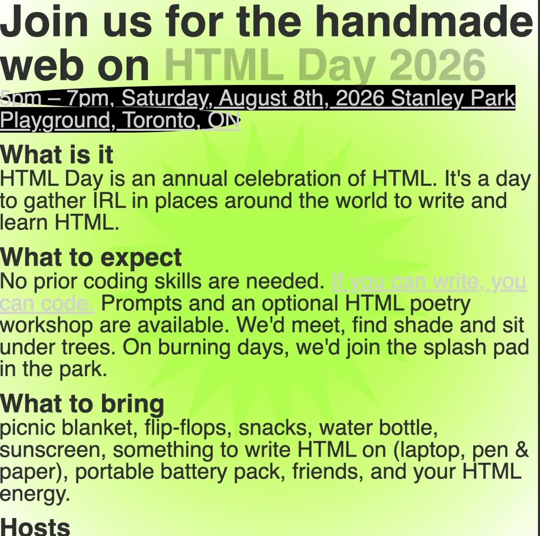 HTML Day Toronto & Waterloo